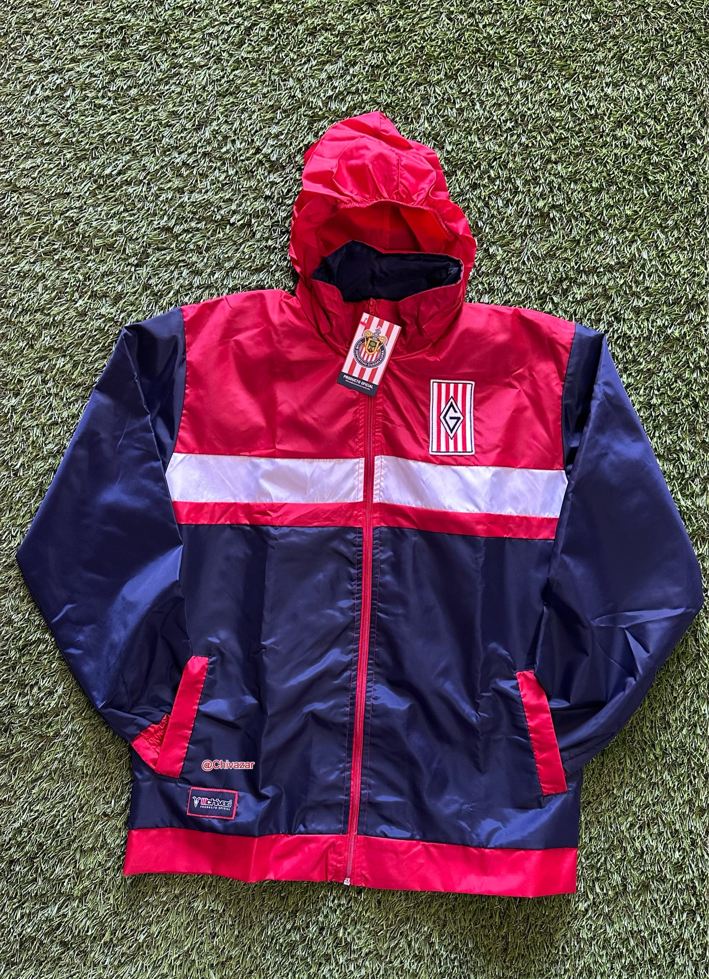 Impermeable escudo retro